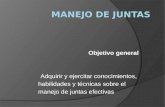 MANEJO DE JUNTAS
