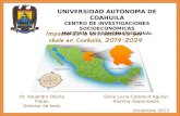 UNIVERSIDAD AUTÓNOMA DE COAHUILA CENTRO DE INVESTIGACIONES SOCIOECONÓMICAS