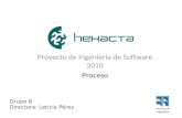 Proyecto de Ingeniería de Software 2010 Proceso