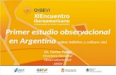 Primer estudio  observacional  en  Argentina sobre  hábitos y cultura  vial Lic. Corina  Puppo