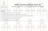 Tema: Técnicas Básicas Excel (I) Trucos , opciones y personalización de Excel