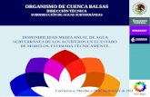 ORGANISMO DE CUENCA BALSAS DIRECCIÓN TÉCNICA SUBDIRECCIÓN DE AGUAS SUBTERRÁNEAS