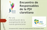 Encuentro de Responsables de la PJV claretiana