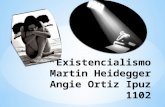 Existencialismo Martin Heidegger Angie Ortiz  Ipuz 1102