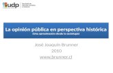 La opinión pública en perspectiva histórica (Una aproximación desde la sociología)