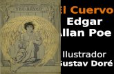 El Cuervo Edgar Allan  Poe Ilustrador Gustav Doré