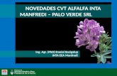 NOVEDADES CVT ALFALFA INTA MANFREDI – PALO VERDE SRL