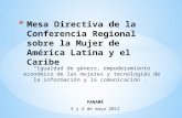 Mesa Directiva de la Conferencia Regional sobre la Mujer de América Latina y el Caribe