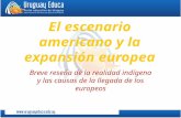 El escenario americano y la expansión europea