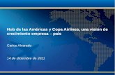 Hub de las Américas y Copa Airlines, una visión de crecimiento empresa – país