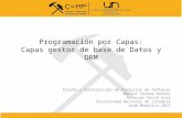 Programación por  Capas: Capas gestor de base de Datos y ORM