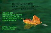 COMO TU BIENESTAR SE VE REFLEJADO EN TU CUERPO Y TUS EMOCIONES. MTG. Paulina Flores Nuño