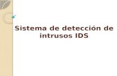 Sistema de detección de intrusos IDS