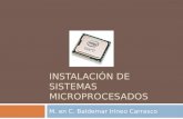 Instalación de Sistemas Microprocesados