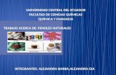 UNIVERSIDAD CENTRAL DEL ECUADOR FACULTAD DE CIENCIAS QUÍMICAS QUÍMICA Y FARMACIA