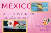 México Aspectos Étnicos ,        lingüisticos  y  artísticos