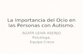 La Importancia del Ocio en las Personas con Autismo.