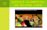 JUEGOS OLIMPICOS DE BEIJING 2008