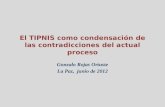 El TIPNIS como condensación de las contradicciones del actual proceso