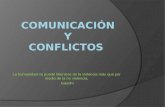 COMUNICACIÓN Y CONFLICTOS
