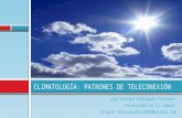 CLIMATOLOGÍA: PATRONES DE TELECONEXIÓN