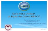 Guía Para Utilizar  la Base de Datos EBSCO