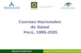 Cuentas Nacionales  de Salud  Perú, 1995-2005