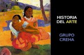 HISTORIA DEL  ARTE GRUPO CREHA