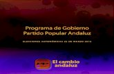 Programa Electoral Andalucía 2012
