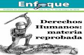 Revista Enfoque: Derechos Humanos: Materia reprobada