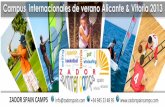 Campamentos de verano para jóvenes en España 2013