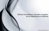 Efectos Economicos, Sociales y Legales de la Publicidad en el mundo