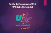 Parrilla de Programación UPT Radio 2015