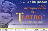 Día Internacional del Teatro y del Espectáculo Vivo