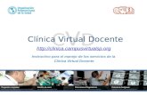 Instructivo Clínica Virtual Docente - Usuarios