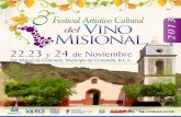 Programa 3er festival vino misional