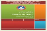 Tics. Proyecto Final.  e-Portafolio