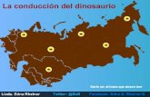 La conducción del dinosaurio