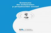 Estatuto de extensión y proyección social