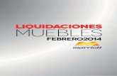 Catálogo de liquidaciones de Muebles e Iluminación Decorativa Marriott 2013