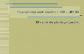 C2_UD05_Operativitat en dièdric; CANVI DE PLA DE PROJECCIÓ