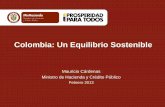 Colombia: Un Equilibrio Sostenible