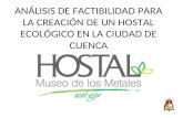 HOSTAL ECOLÓGICO MUSEO DE LOS METALES