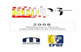 Reglamento Oficial de la Liga Española de Paintball  - SPPL08 v6.0
