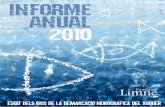 Informe Anual 2010 - Limne (Valencià)