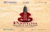Programa Pasión Tesoros Musicales de Catedral de Puebla