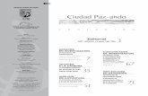Revista Ciudad-Pazando Publicación Semestral Vol. 1, núm. 2.