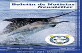 Newsletter December 2011 - Boletín de Noticias Diciembre 2011
