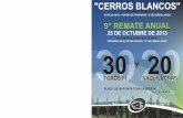 Catalogo "Cerros Blancos" de Chiappe 2013