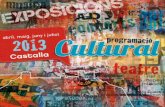 Programació Cultural Castalla. Abril-Maig-Juny-Juliol-Agost 2013